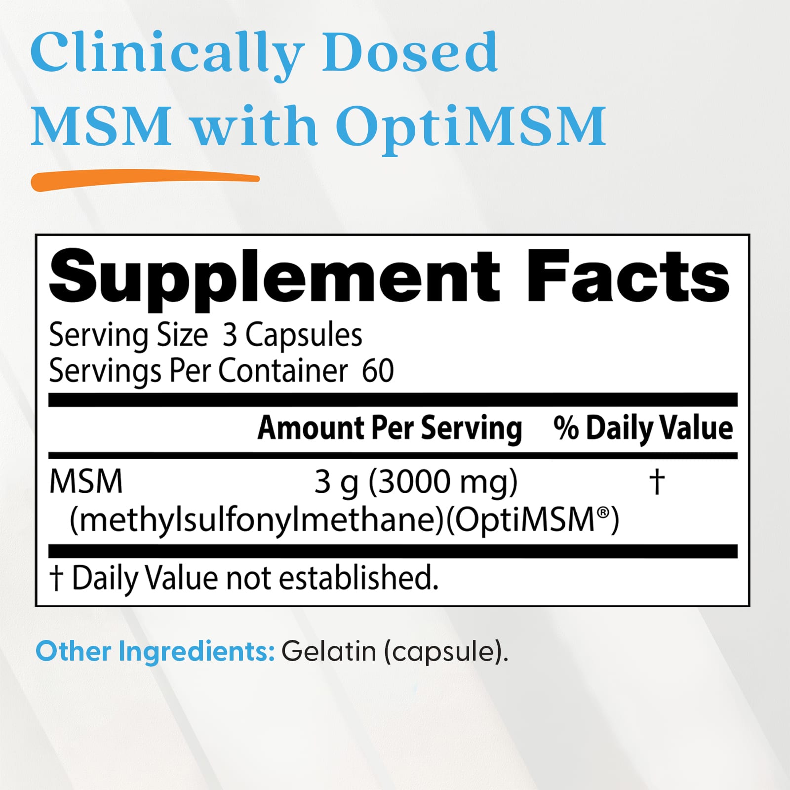 Doctor's Best - MSM with OptiMSM