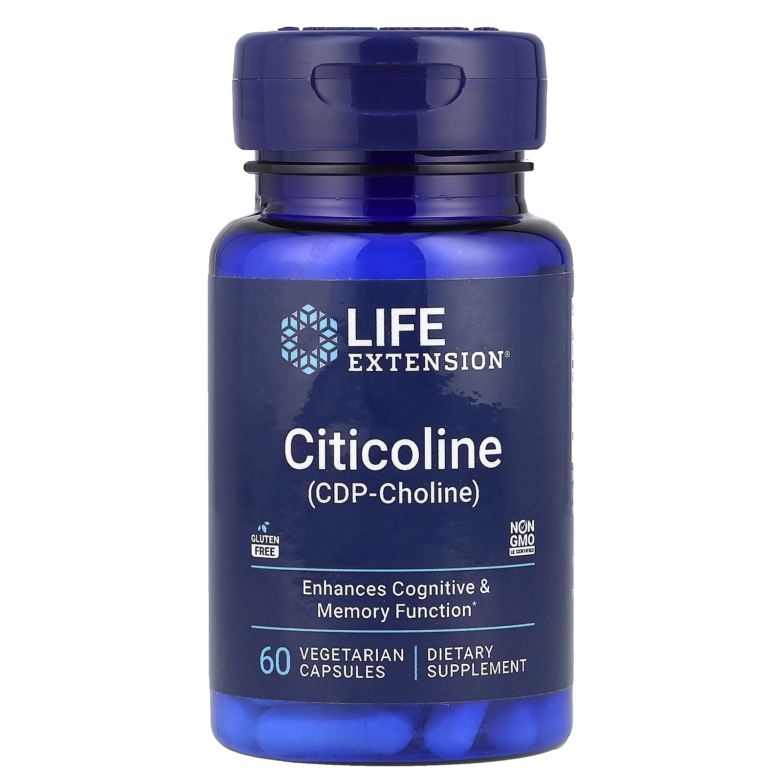 Life Extension Citicoline 60 Vcaps framsida