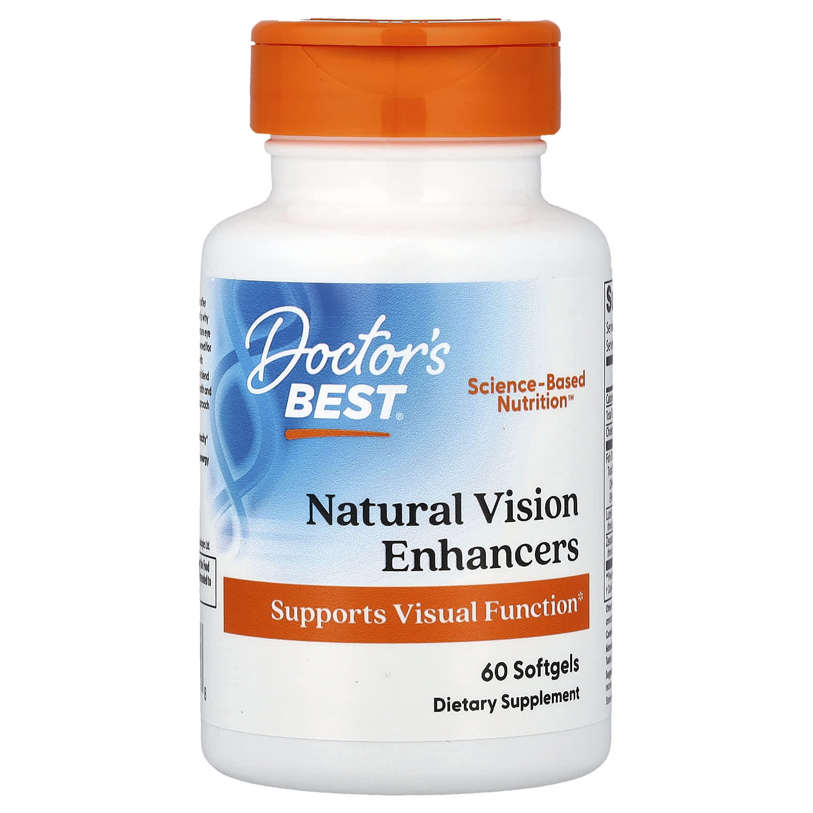 Doctor's Best Natural Vision Enhancers baksida