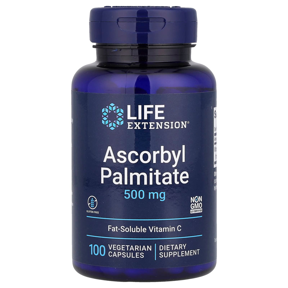 Life Extension Ascorbyl Palmitate baksida
