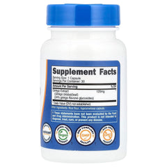Ginkgo Biloba 120 mg extrakt baksida näringsfakta