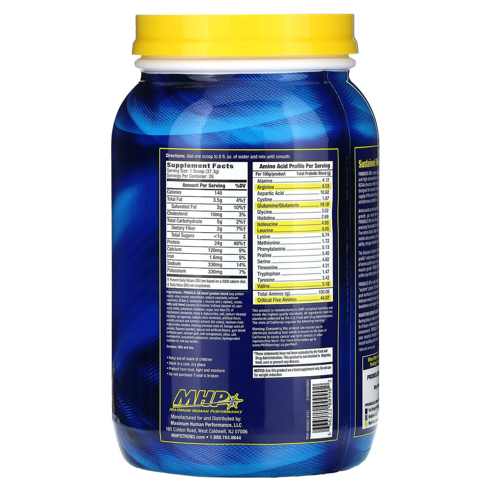 MHP Probolic-SR Choklad ingredienser lista