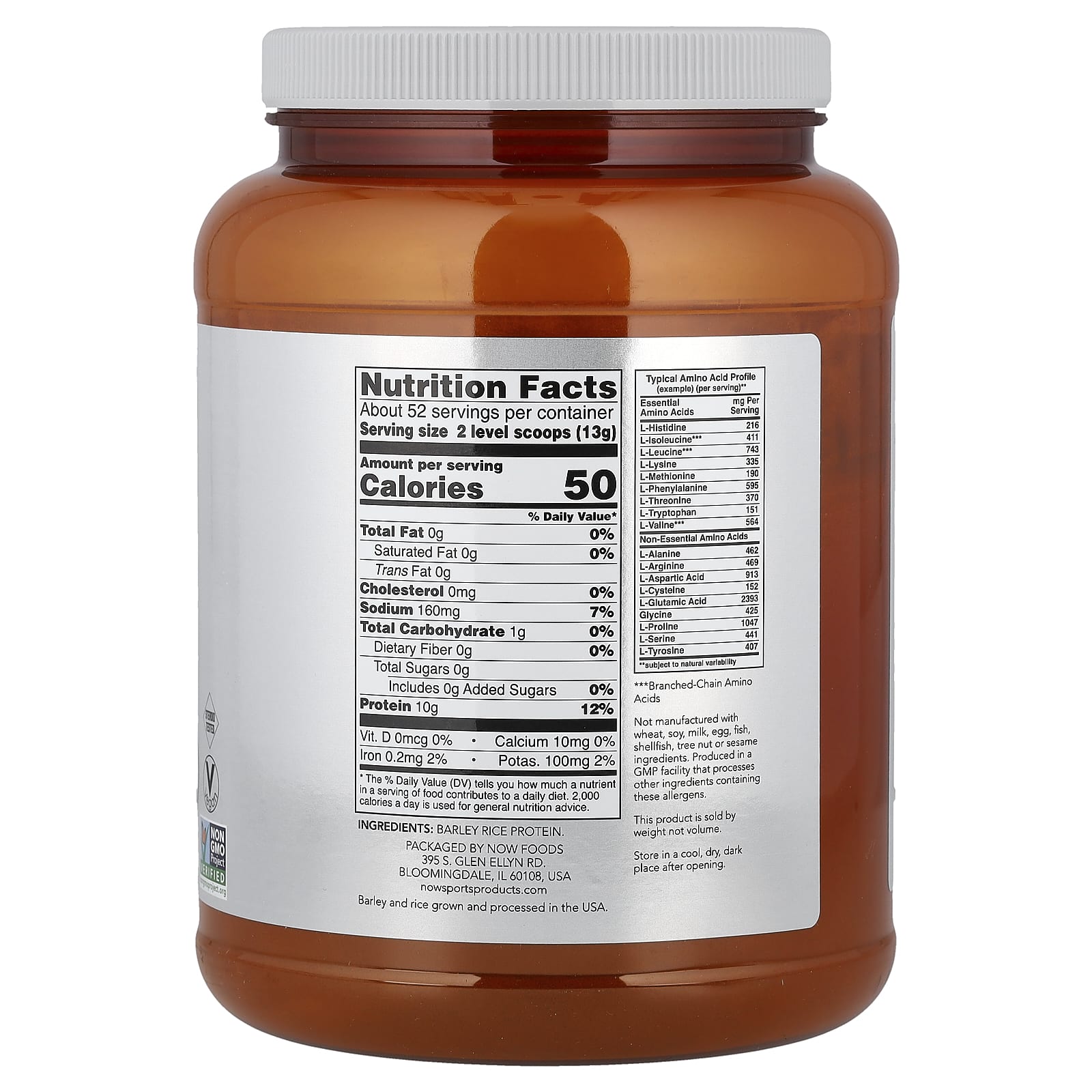 Barley Rice Protein dosering & användning