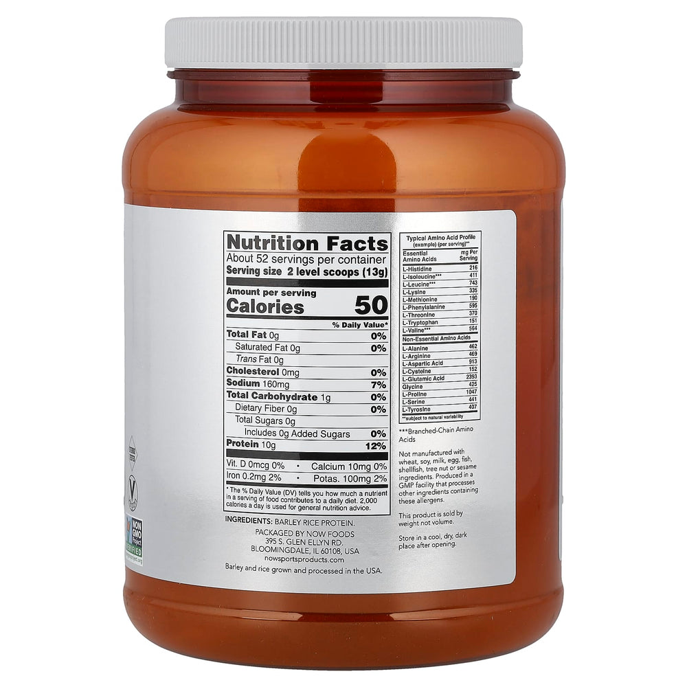 Barley Rice Protein dosering & användning