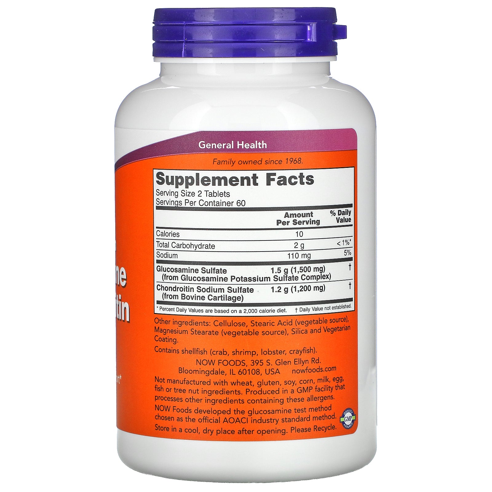 NOW Foods - Glucosamine & Chondroitin Extra Strength