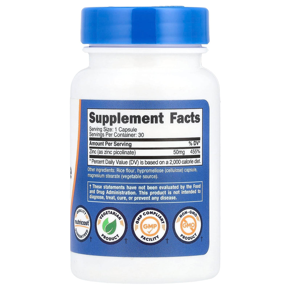 Zinc Picolinate näringsfakta och ingredienser