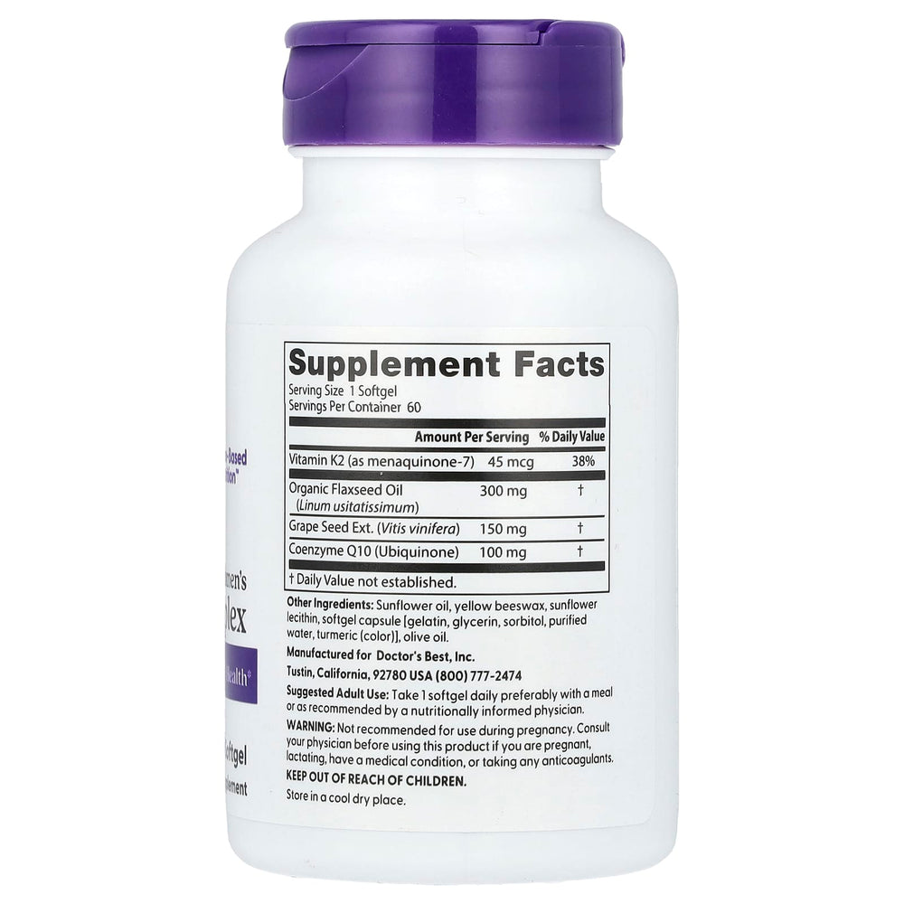 Doctor's Best Women's Heart Complex näringsfakta