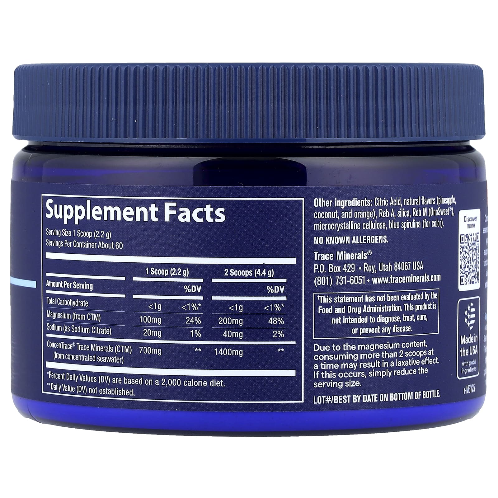 Trace Minerals - Concentrace Daily Mineral Powder
