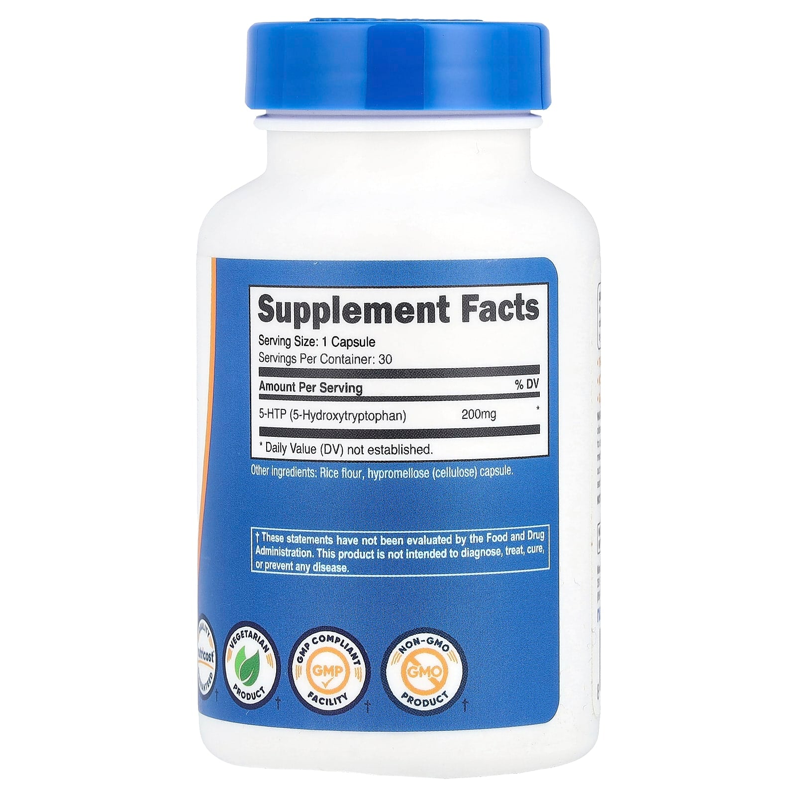 Nutricost - 5-HTP - 30 kapselia