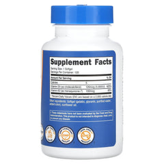 Nutricost - Vitamin K2 (Mk7) (100mcg) + Vitamin D3 (5000IU) - 120 Sgels