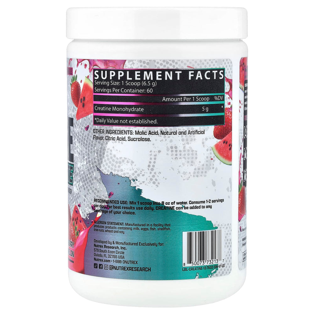 Nutrex Creatine Monohydrate ingredienser