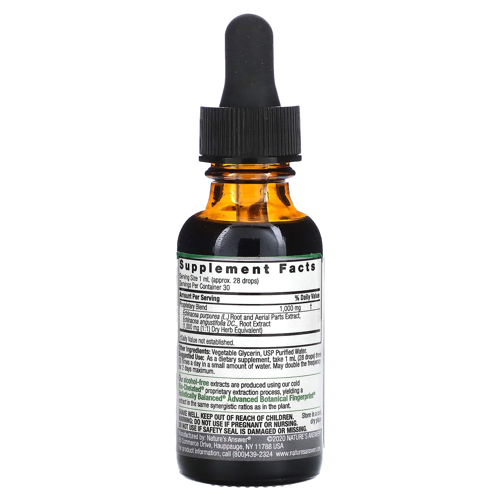 Echinacea Root Fluid Extract ingredienser lista