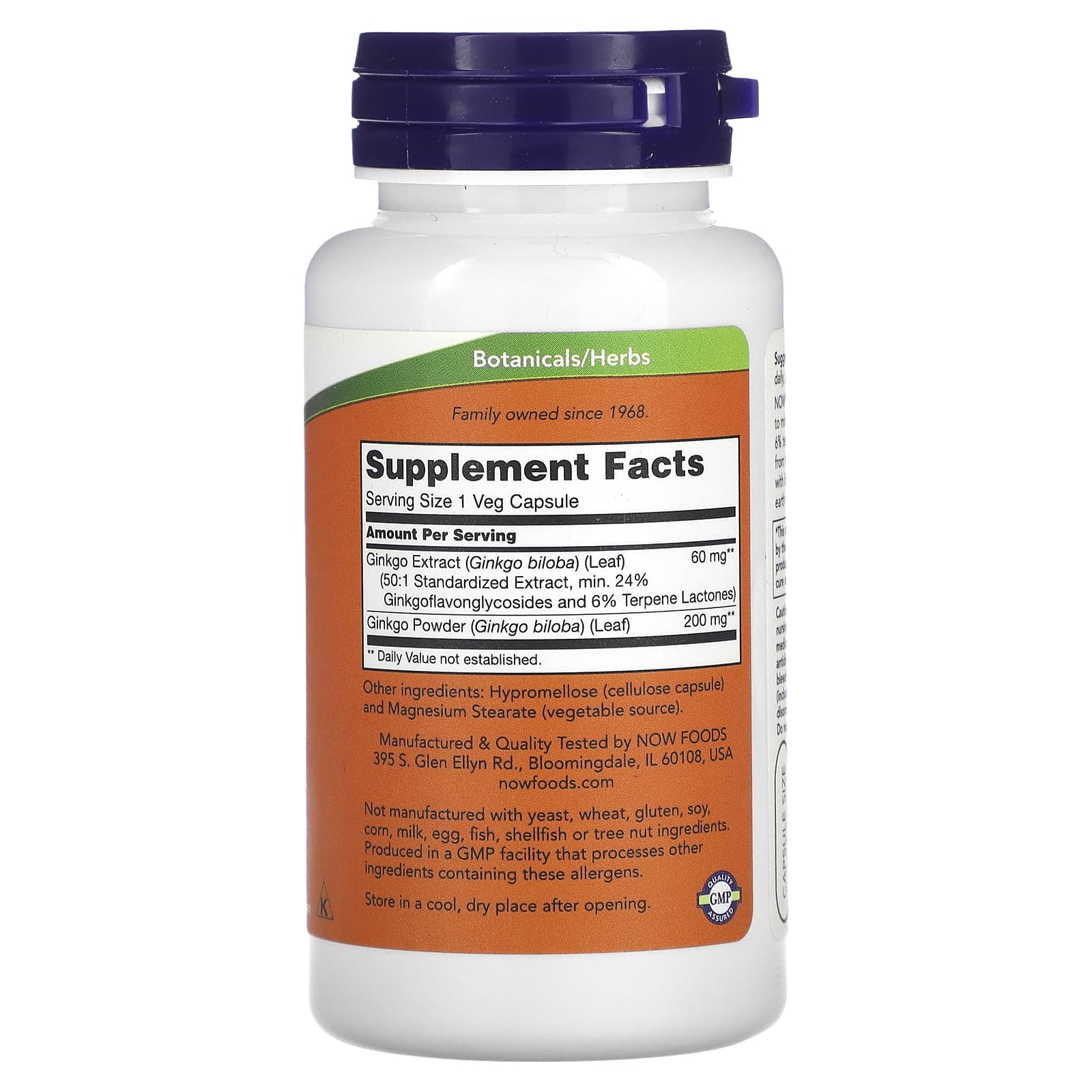 Now Foods - Ginkgo Biloba