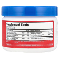 Nutricost Electrolytes Fruktpunsch ingredienslista