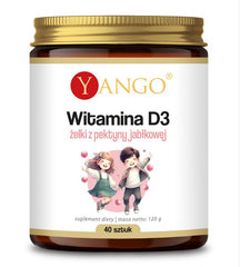Yango - Vitamin D3 Gummies - Raspberry 120g