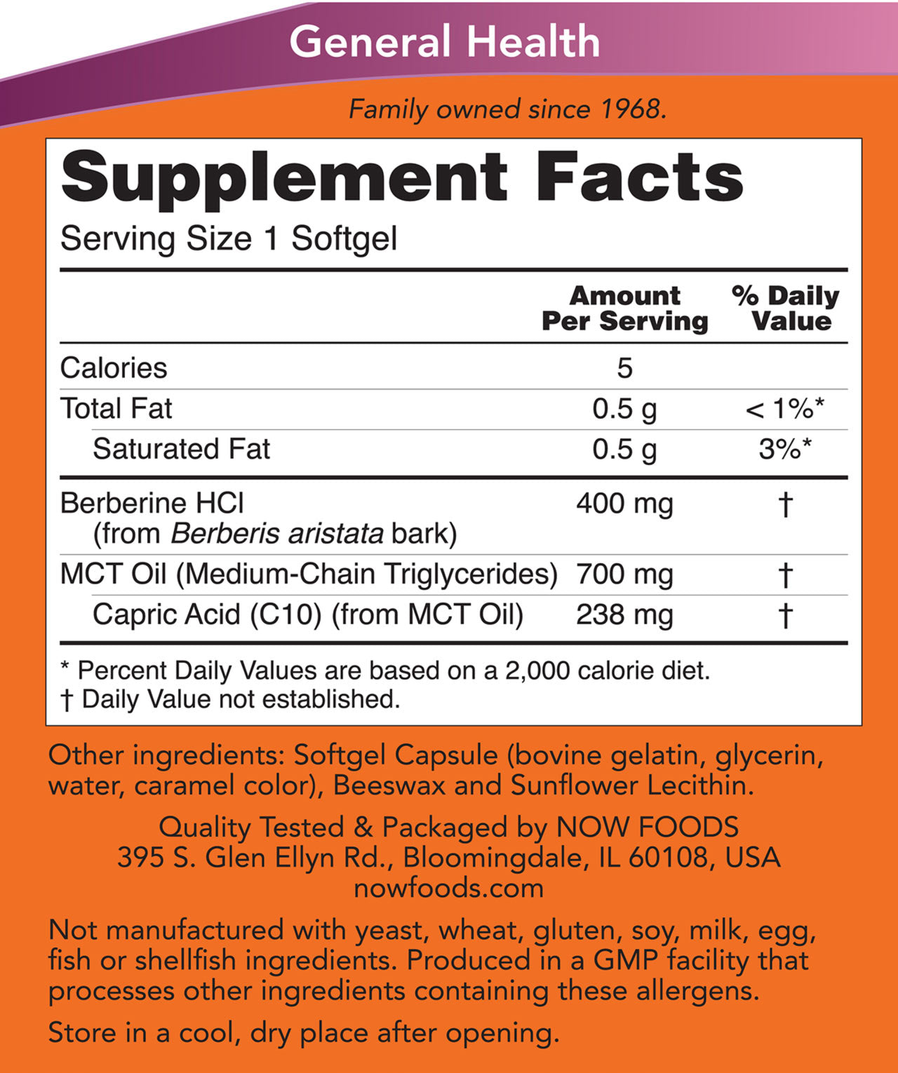 NOW Foods - Berberine Glucose Support