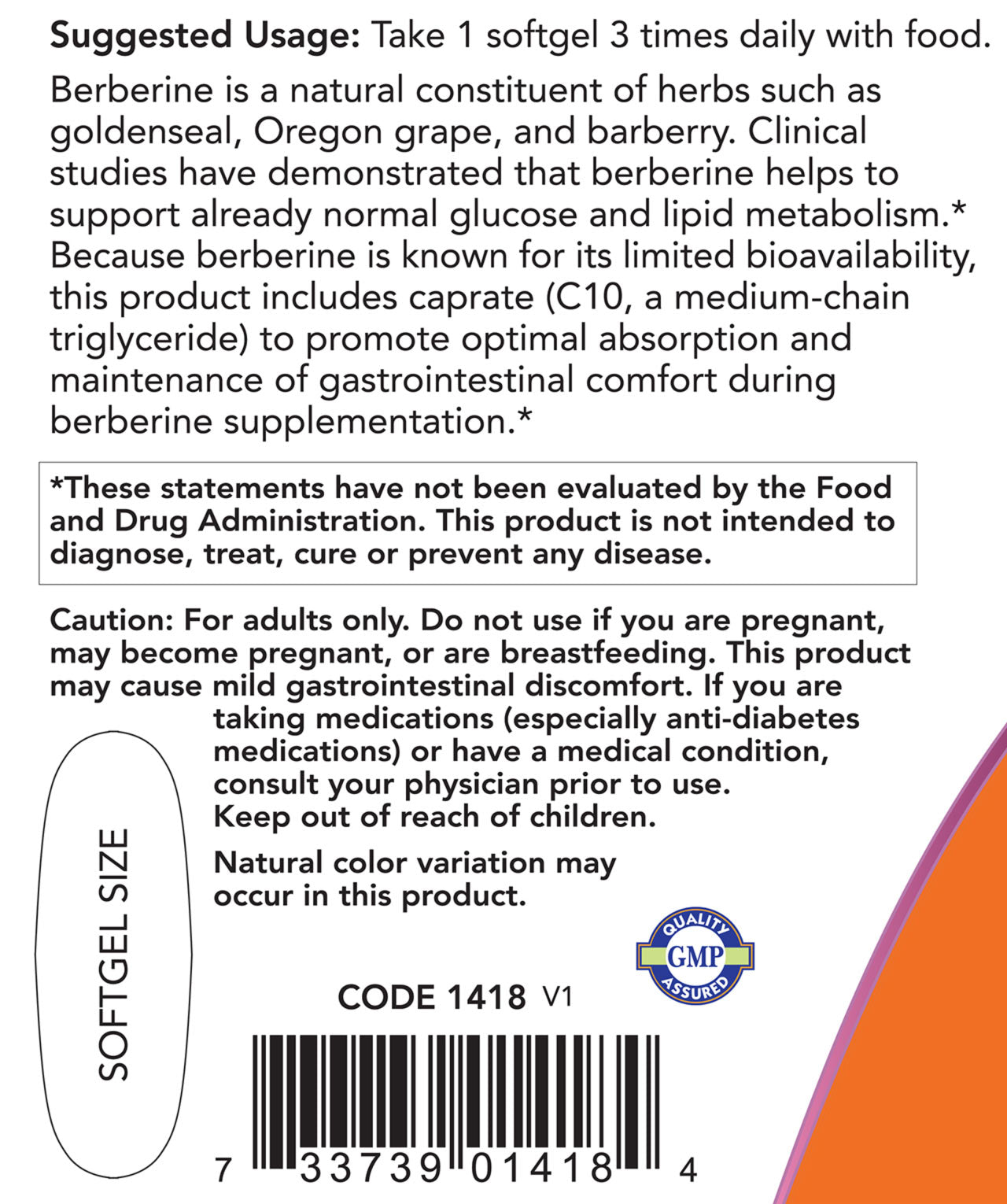 NOW Foods - Berberine Glucose Support