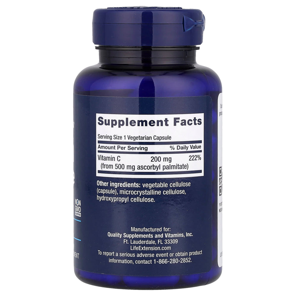 Life Extension Ascorbyl Palmitate näringsfakta