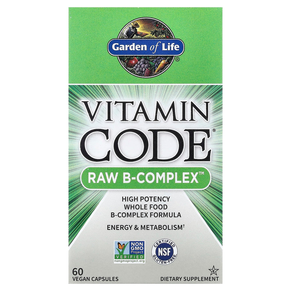 Garden of Life Vitamin Code Raw B-Complex certifieringar