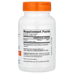 Doctor's Best Vitamin C ingredienser lista