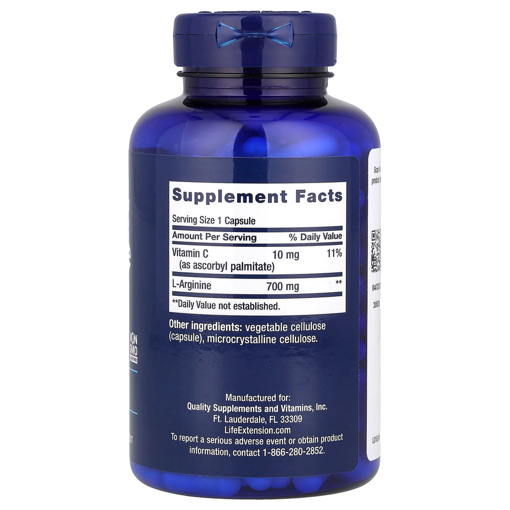 L-Arginin 700 mg ingredienser och dosering