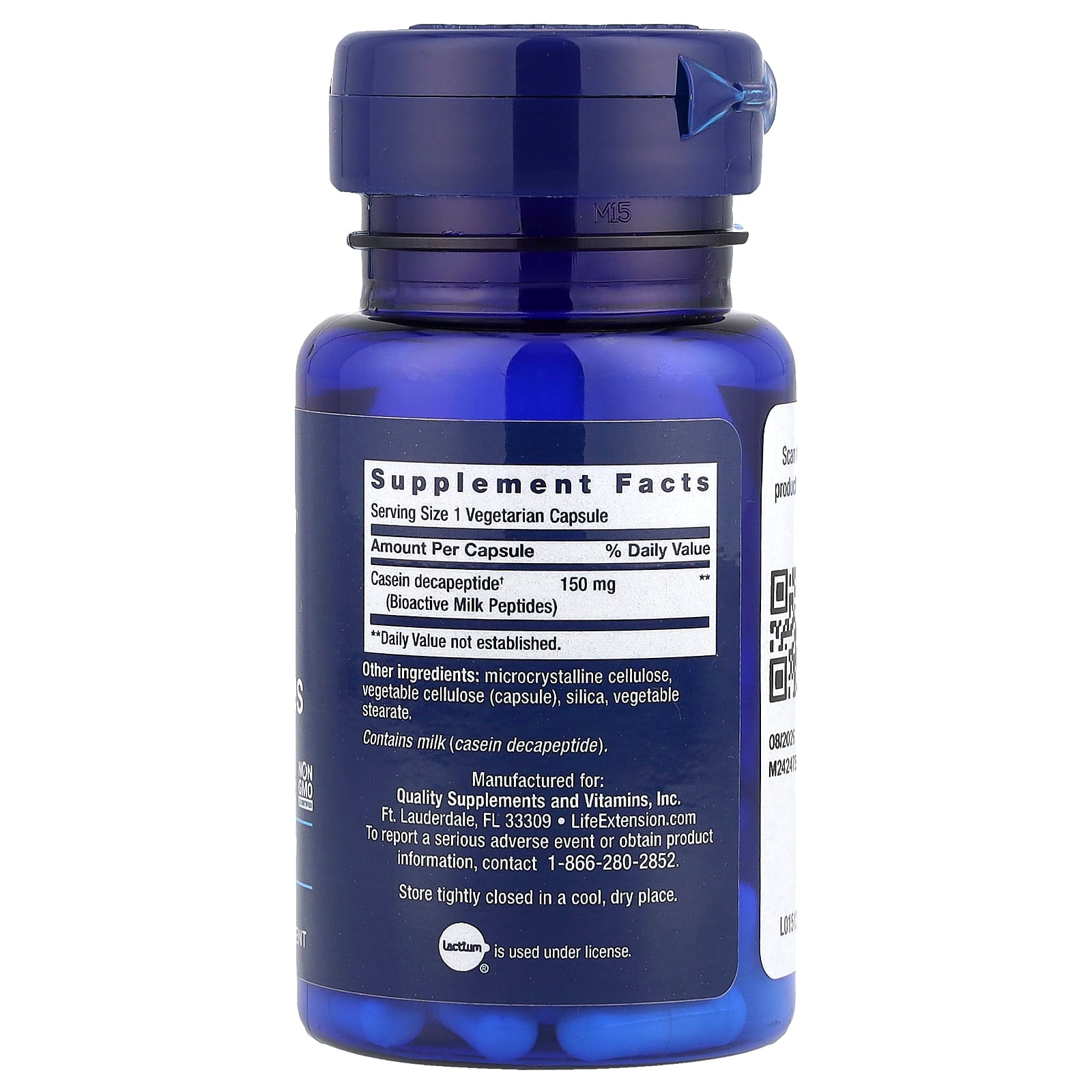 Bioactive Milk Peptides ingredienser & etikett