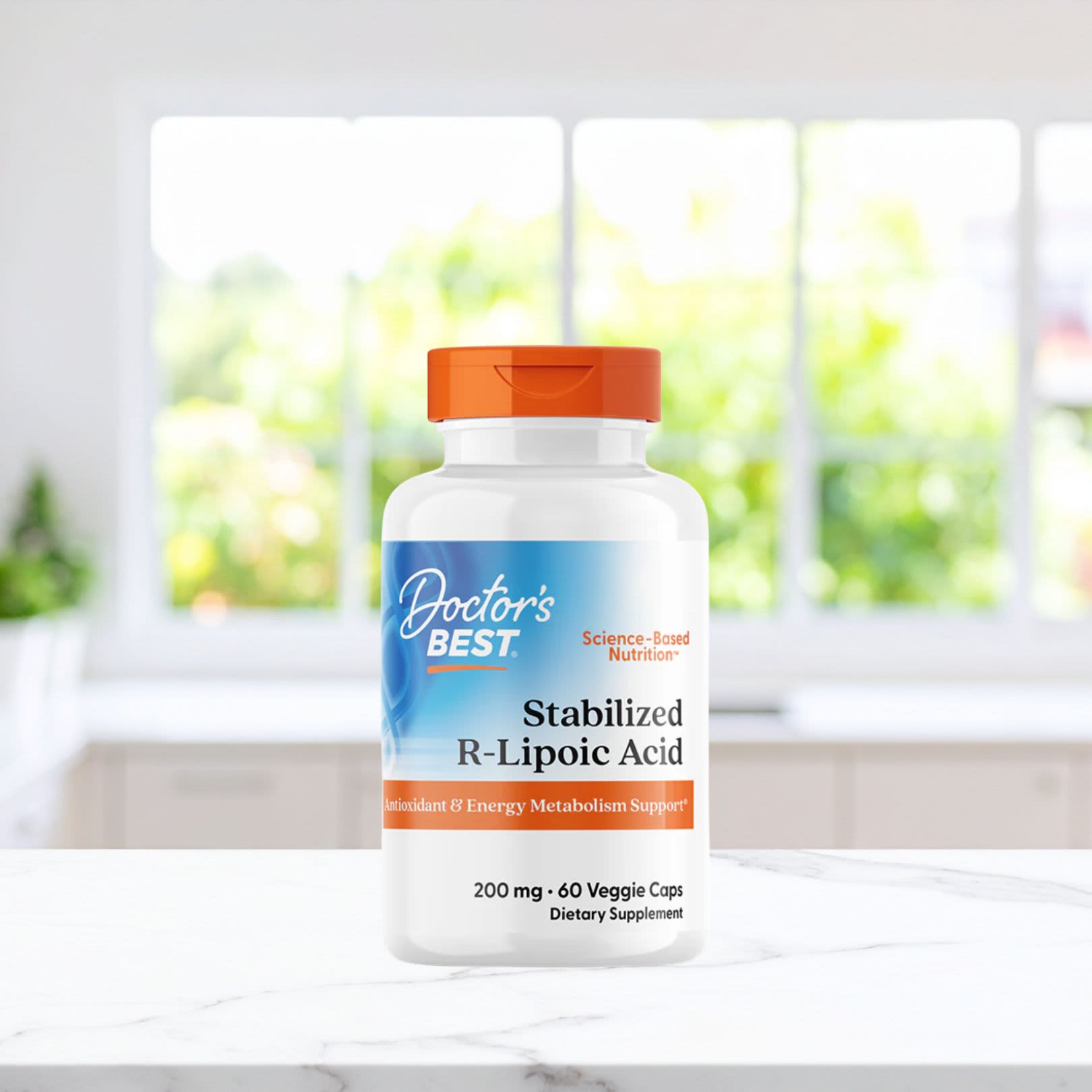 Doctor's Best - Stabiloitu R-Lipoiinihappo NA-Ralan kanssa, 100mg - 180 Vcaps
