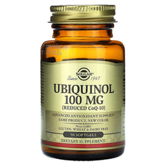Ubiquinol CoQ-10 baksida näringsfakta