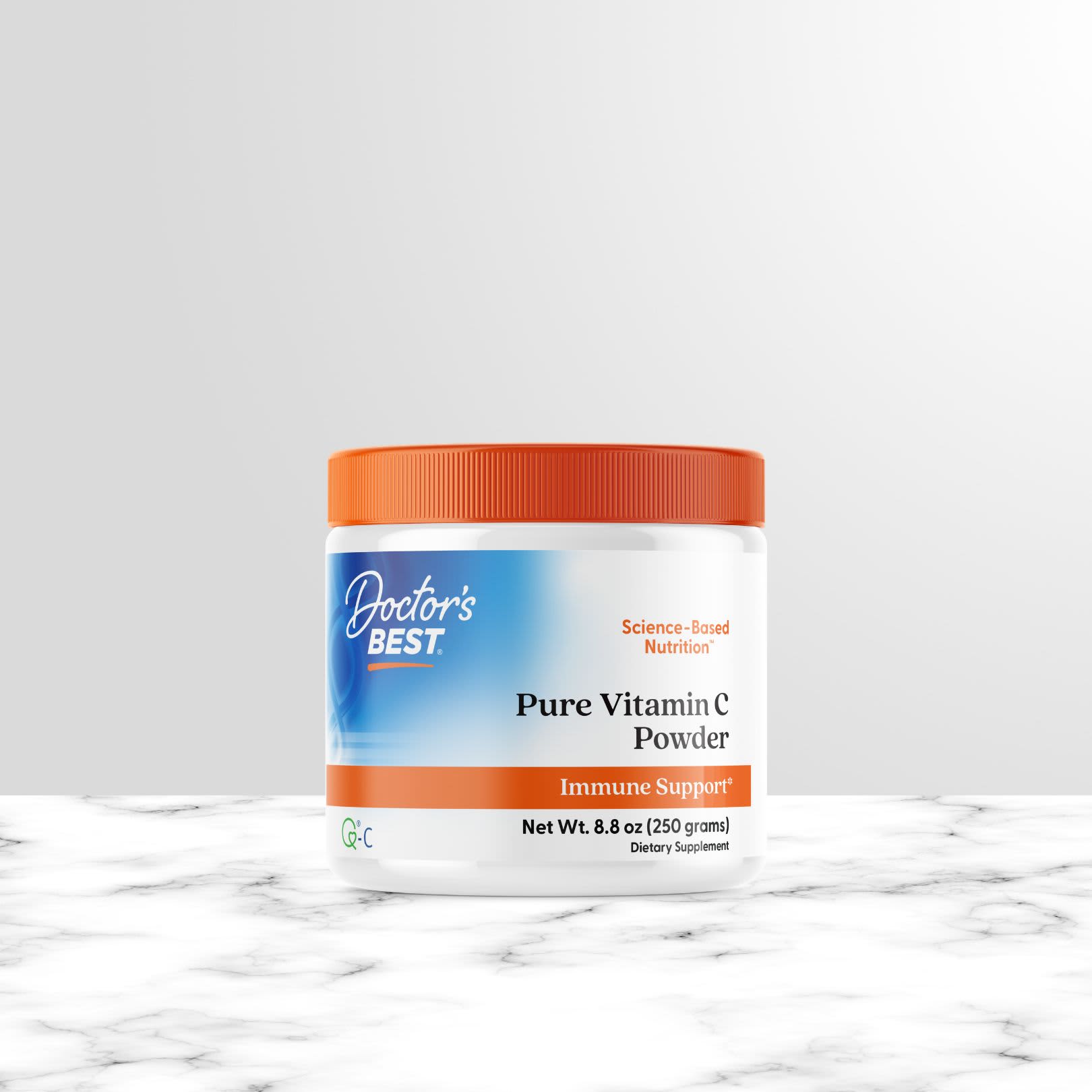 Doctor's Best - Pure Vitamin C Powder With Quali-C - 250g