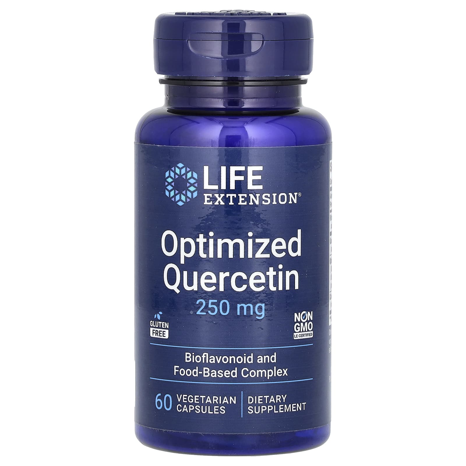 Optimized Quercetin 250 mg baksida näringsfakta