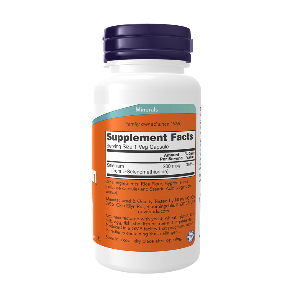 NOW Foods Selenium ingredienser lista