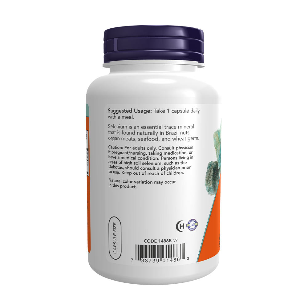 NOW Foods - Selenium, 200mcg - 180 Vcaps