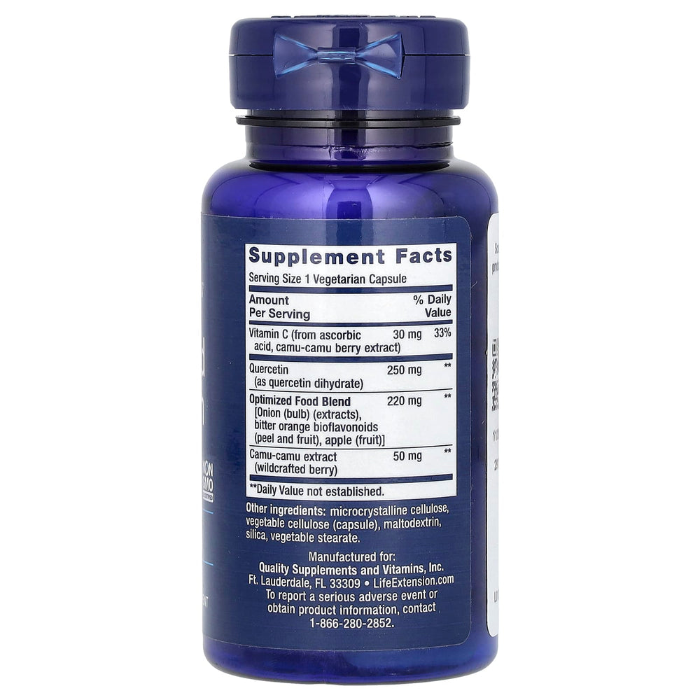 Optimized Quercetin 250 mg ingredienser lista
