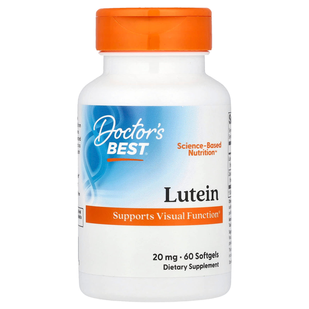 Lutein – Ögonhälsa & Synfunktion baksida