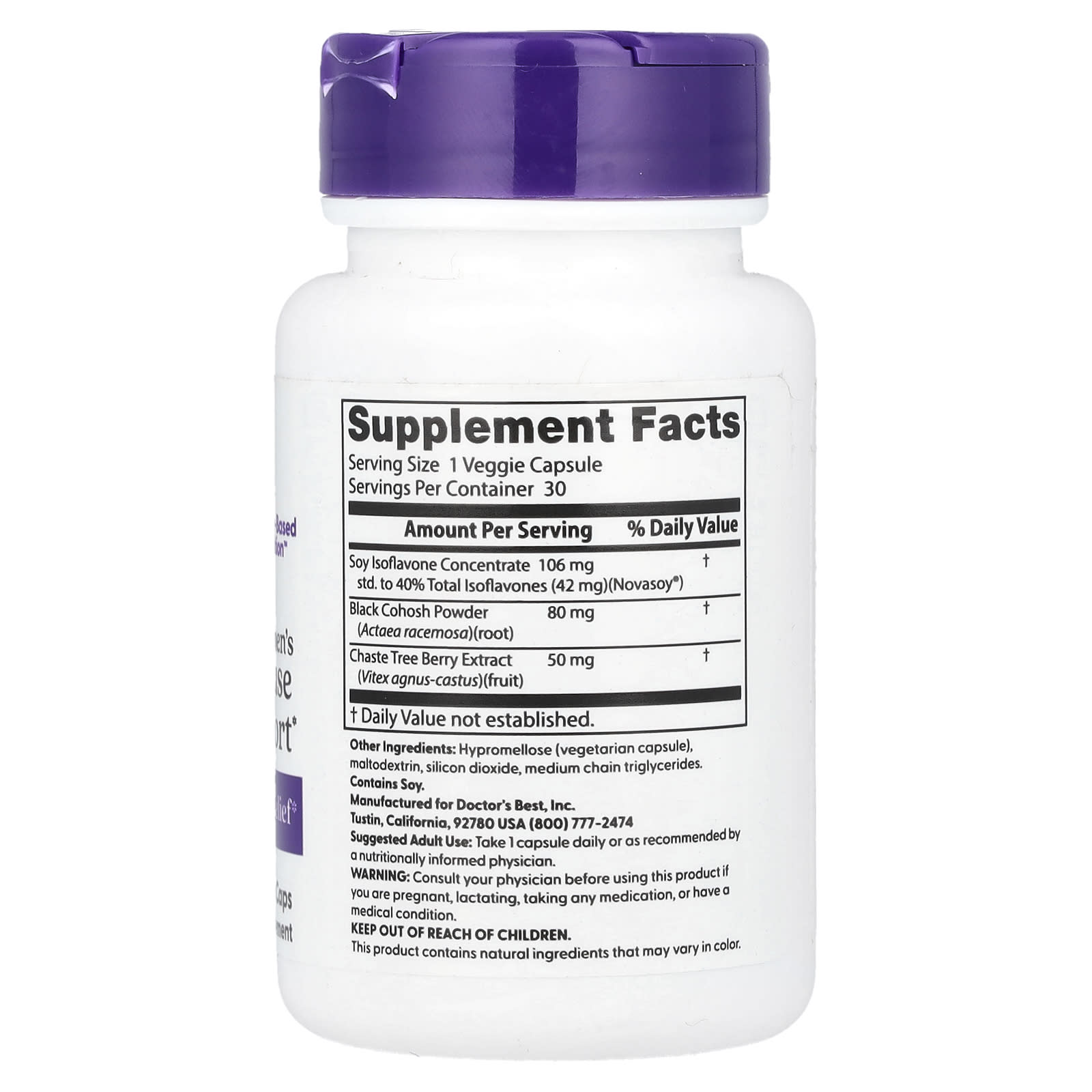 Women's Menopause Support näringsfakta