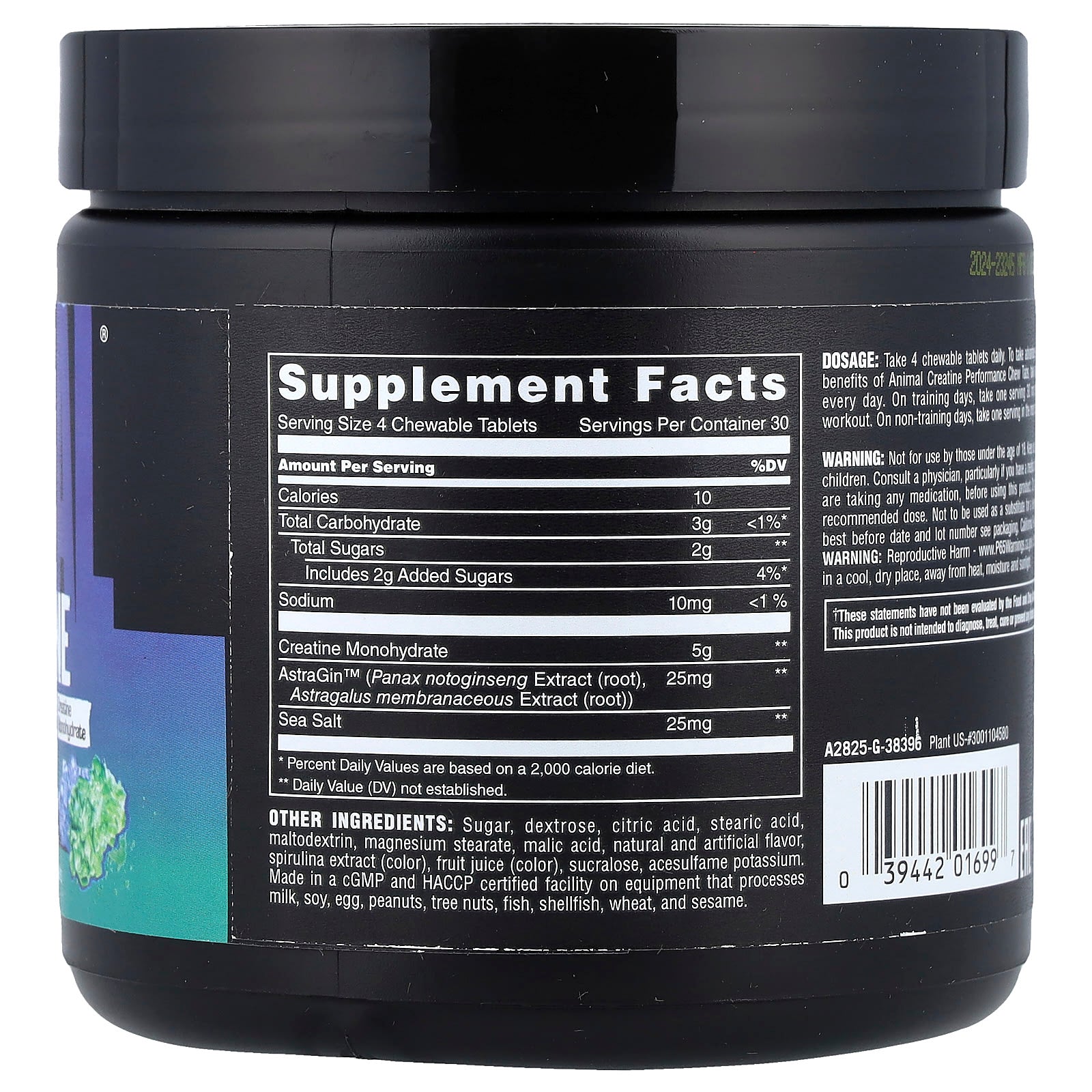 Universal Nutrition - Creatine Gummies, Candy Crush'D - 120 Gummies