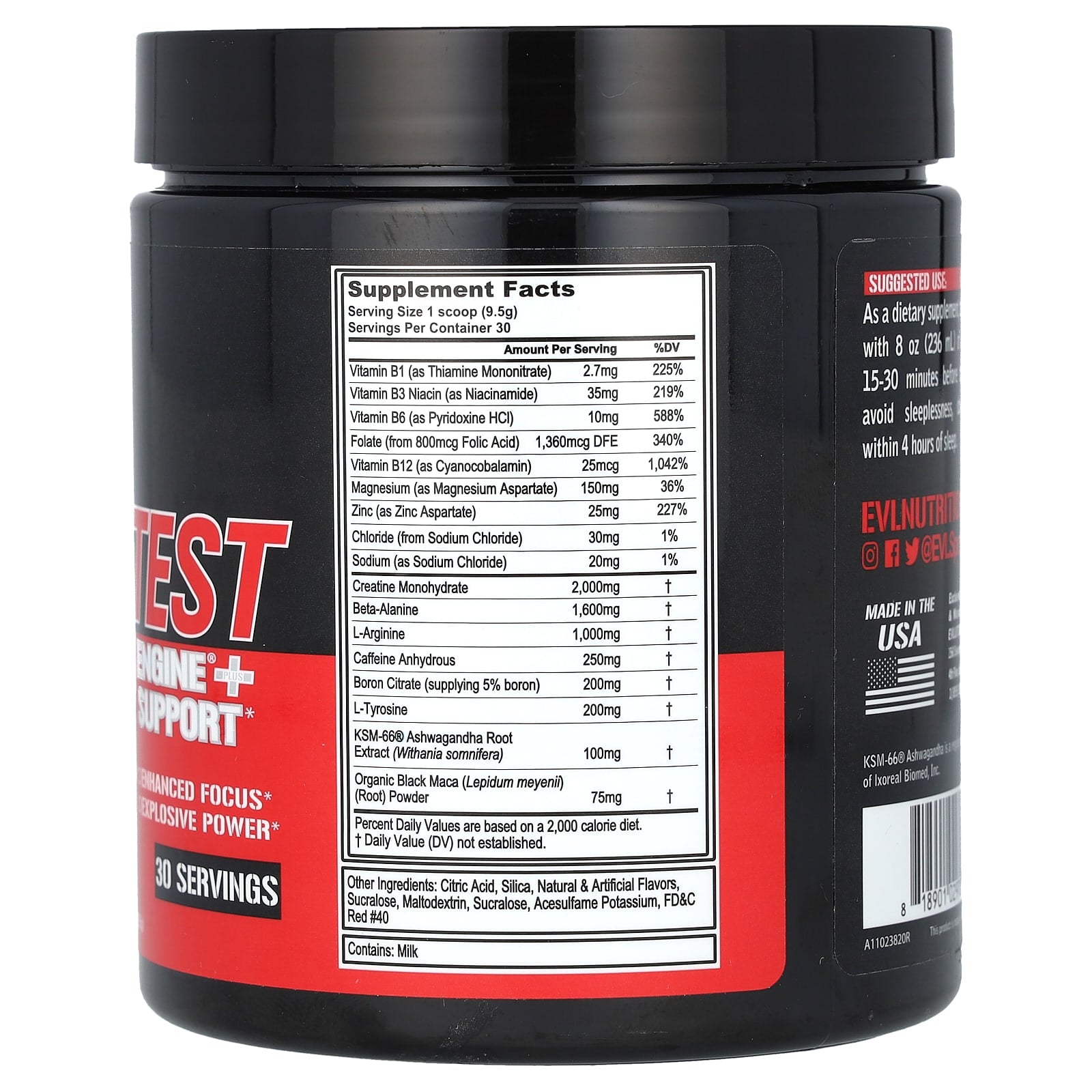 EVLution Nutrition - Engn'Test - 285g
