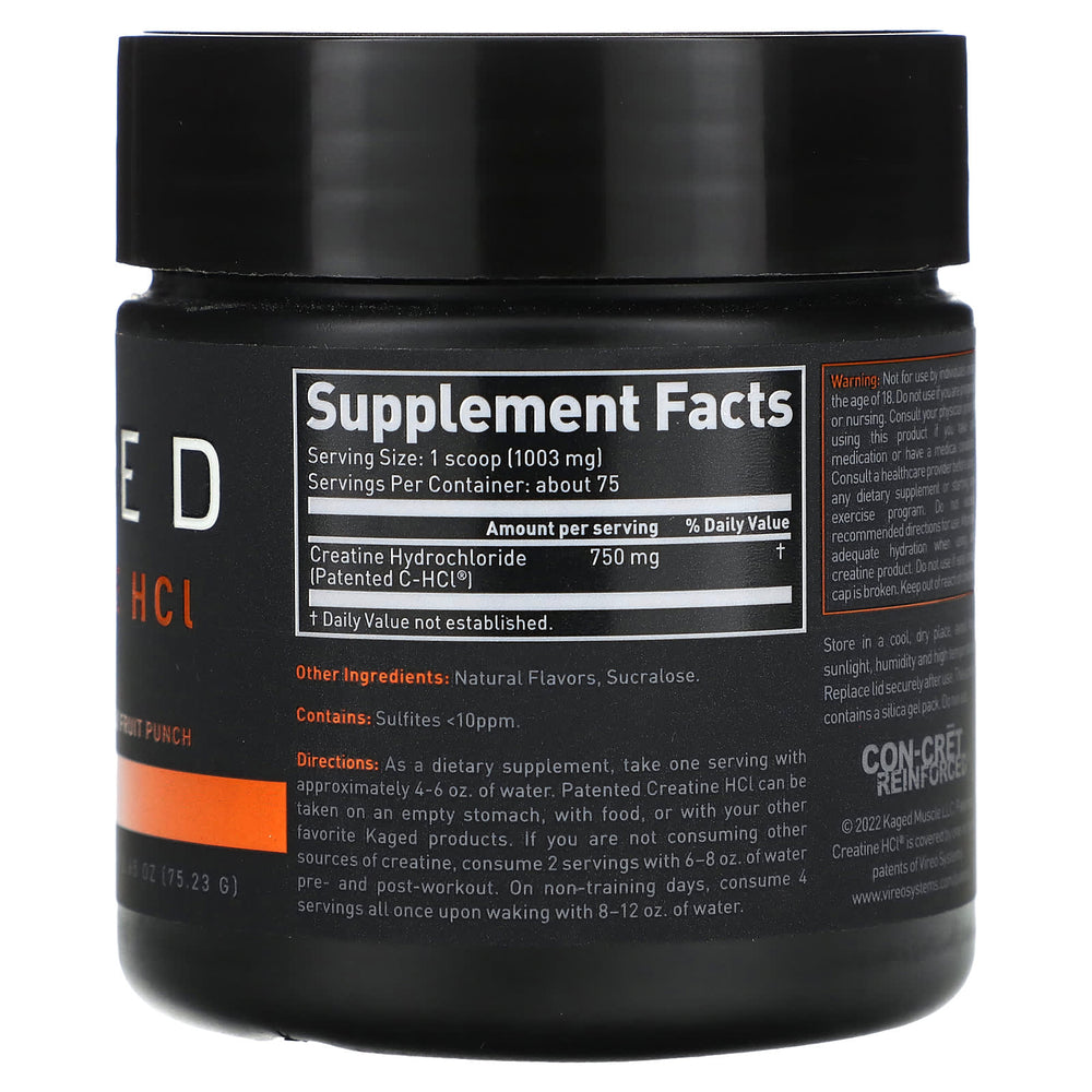 Kaged Muscle Creatine HCL produktdetalj