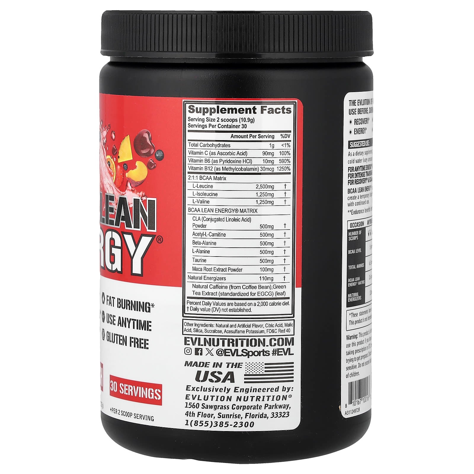 Evlution Nutrition - BCAA Lean Energy