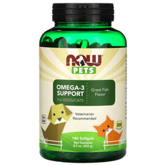 Omega-3 Support för Husdjur baksida