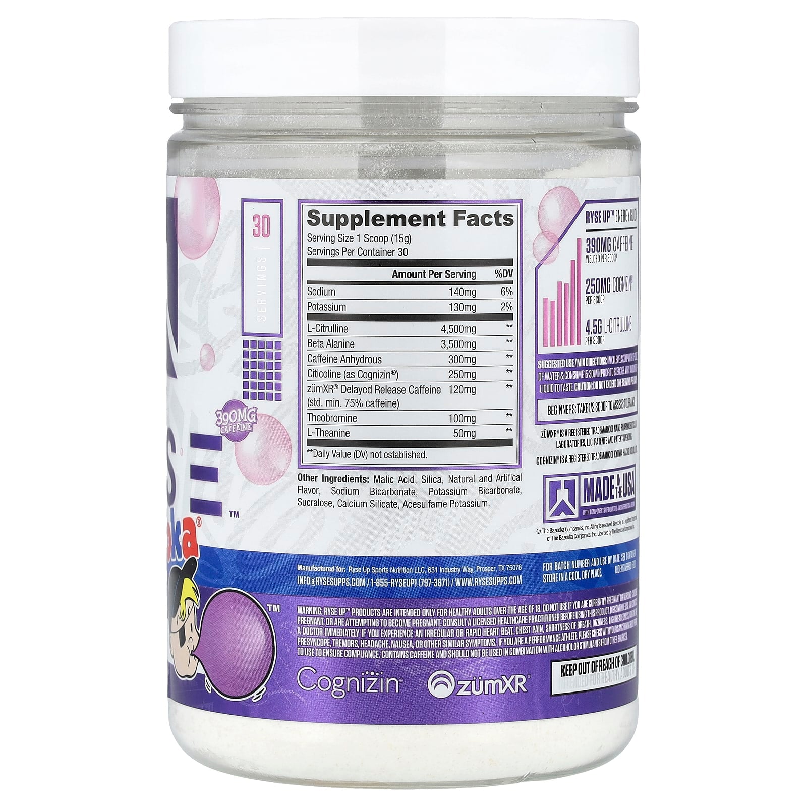 RYSE - Loaded Pre - Pre-Workout Formel