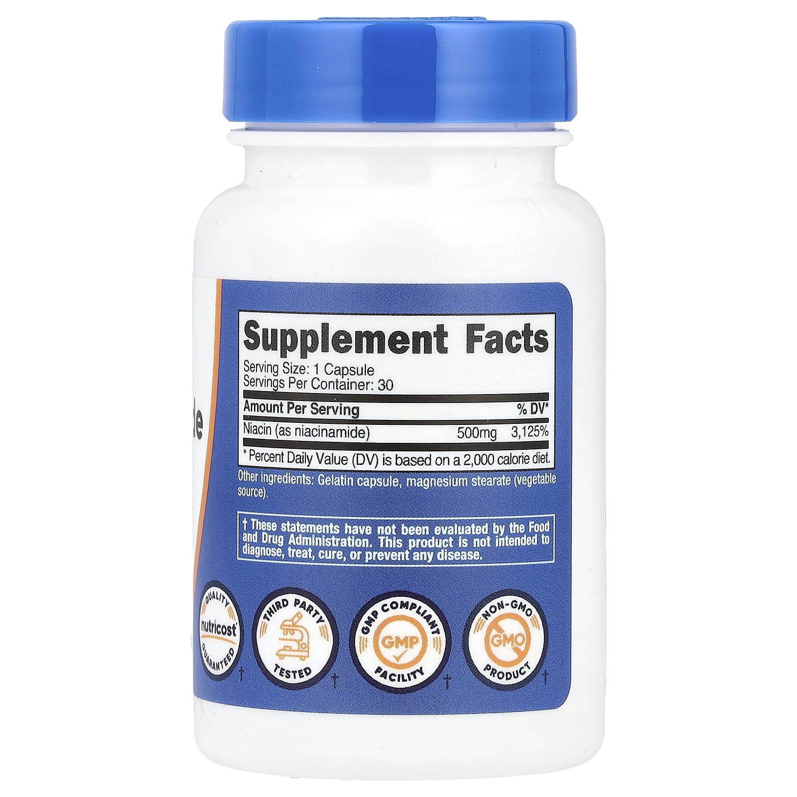Nutricost - Vitamin B1 Thiamine - 30 Caps