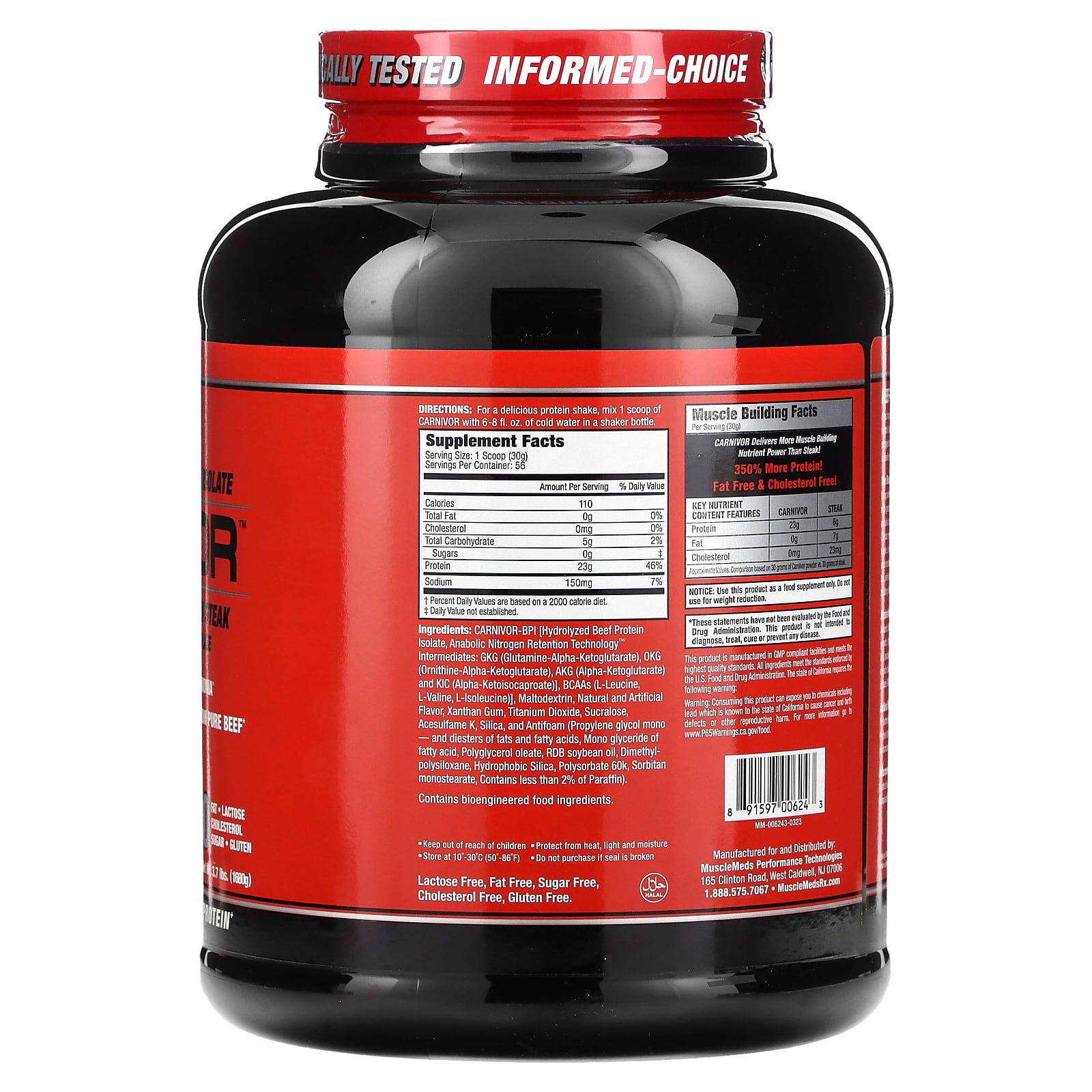 MuscleMeds - Kaneli Paahdettu Vilja - 56 Annosta - 1680g