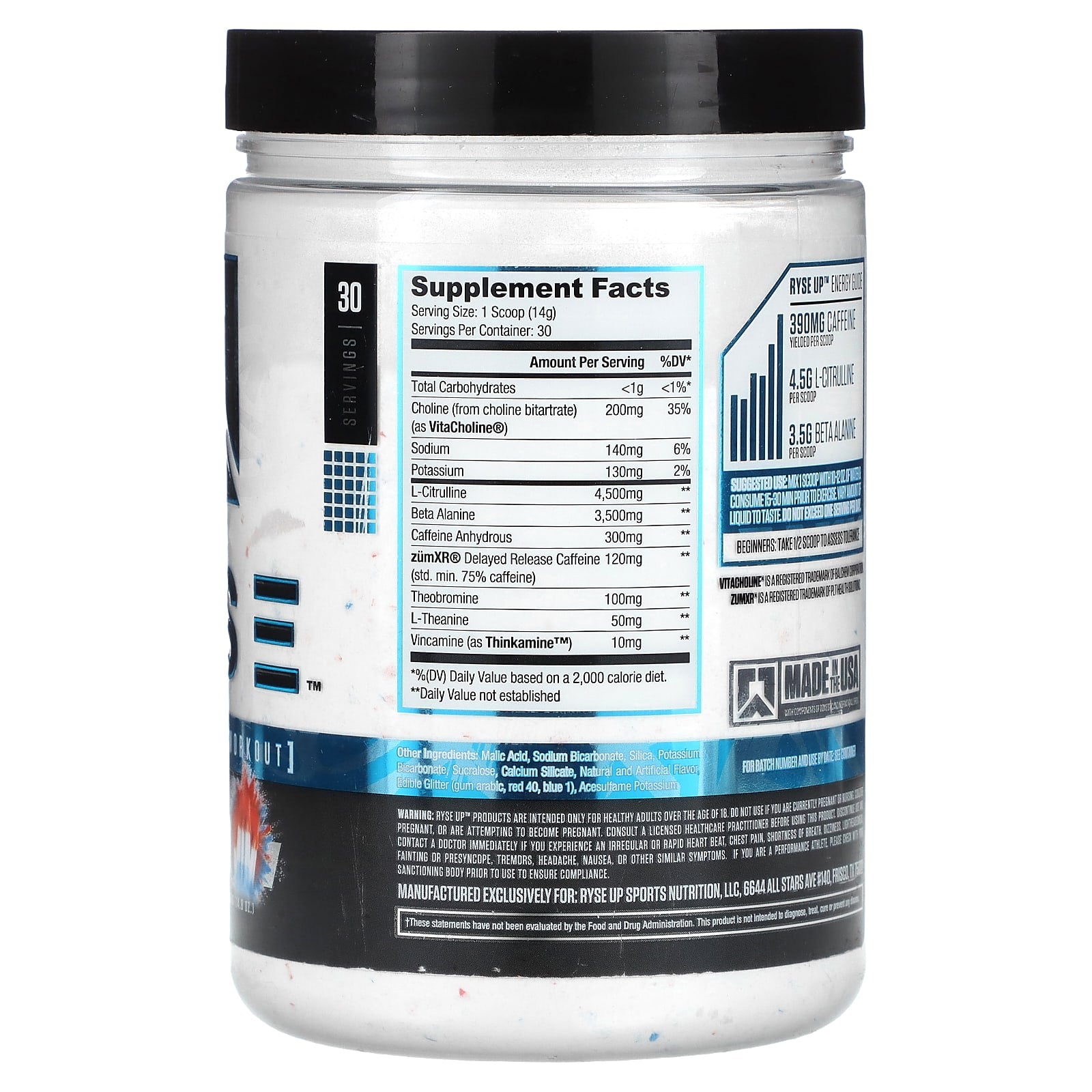 RYSE - Loaded Pre - Pre-Workout Formel