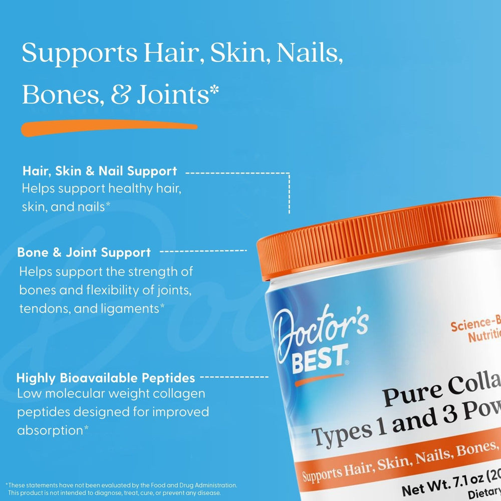 Doctor's Best Pure Collagen förpackning öppen