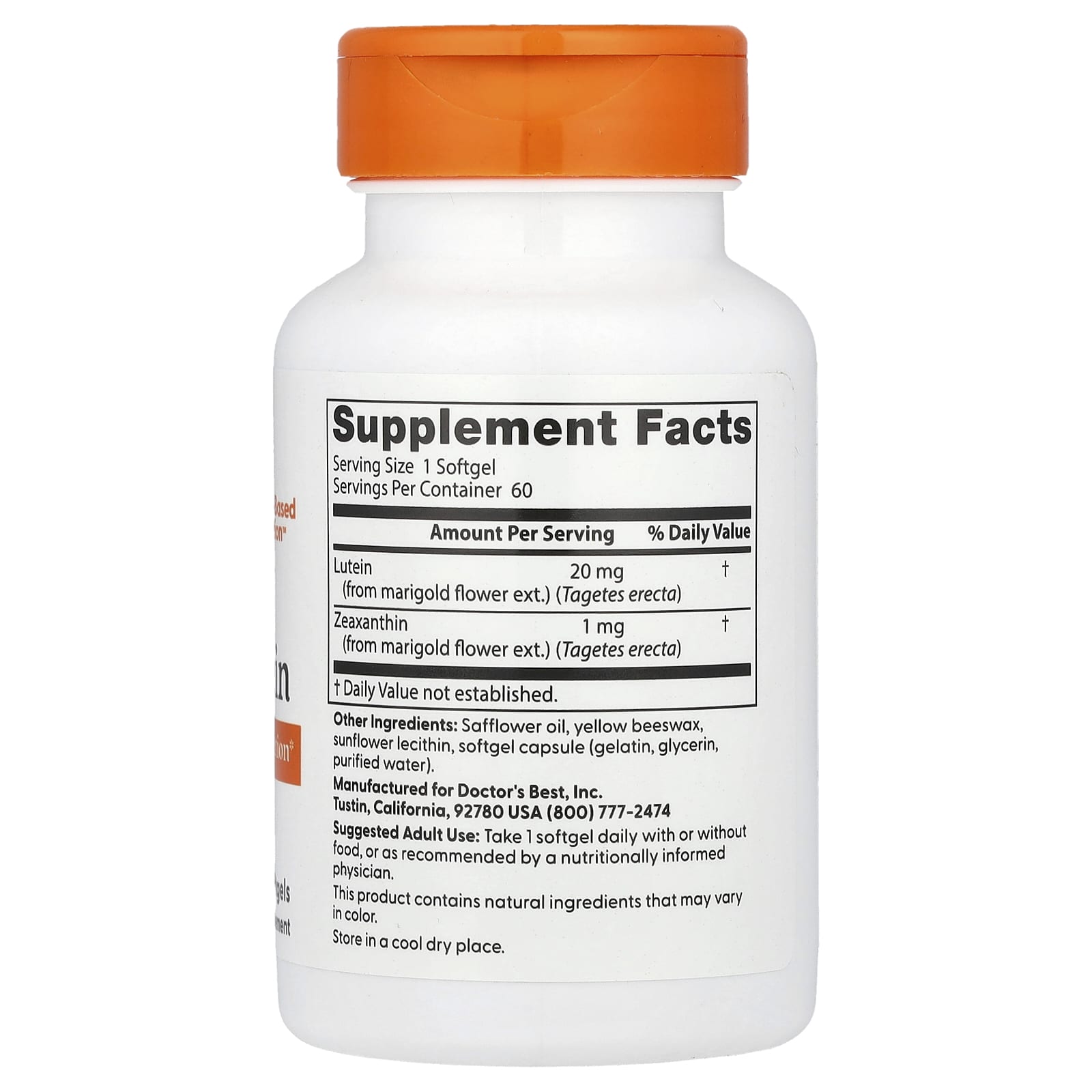 Lutein – Ögonhälsa & Synfunktion näringsfakta