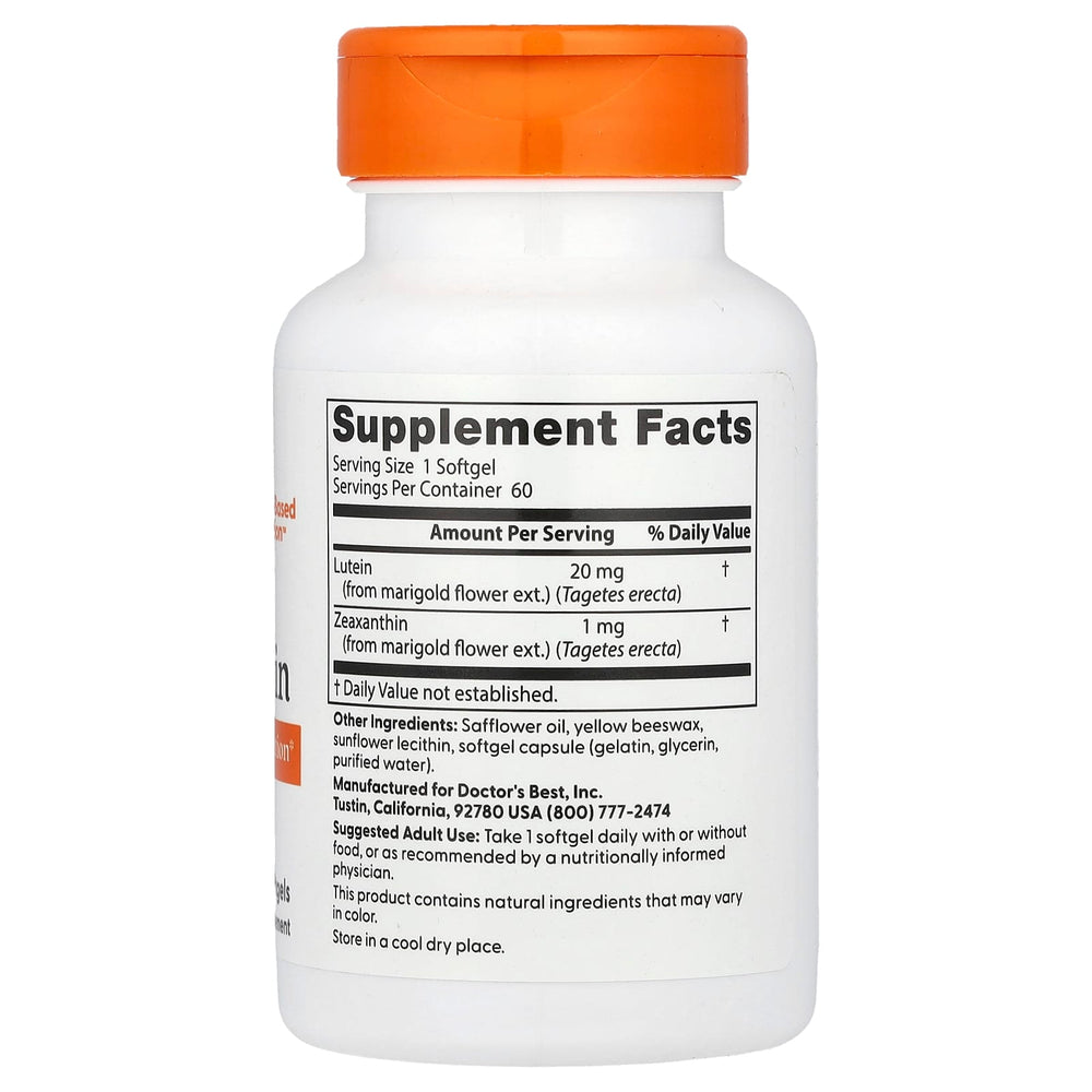 Lutein – Ögonhälsa & Synfunktion näringsfakta