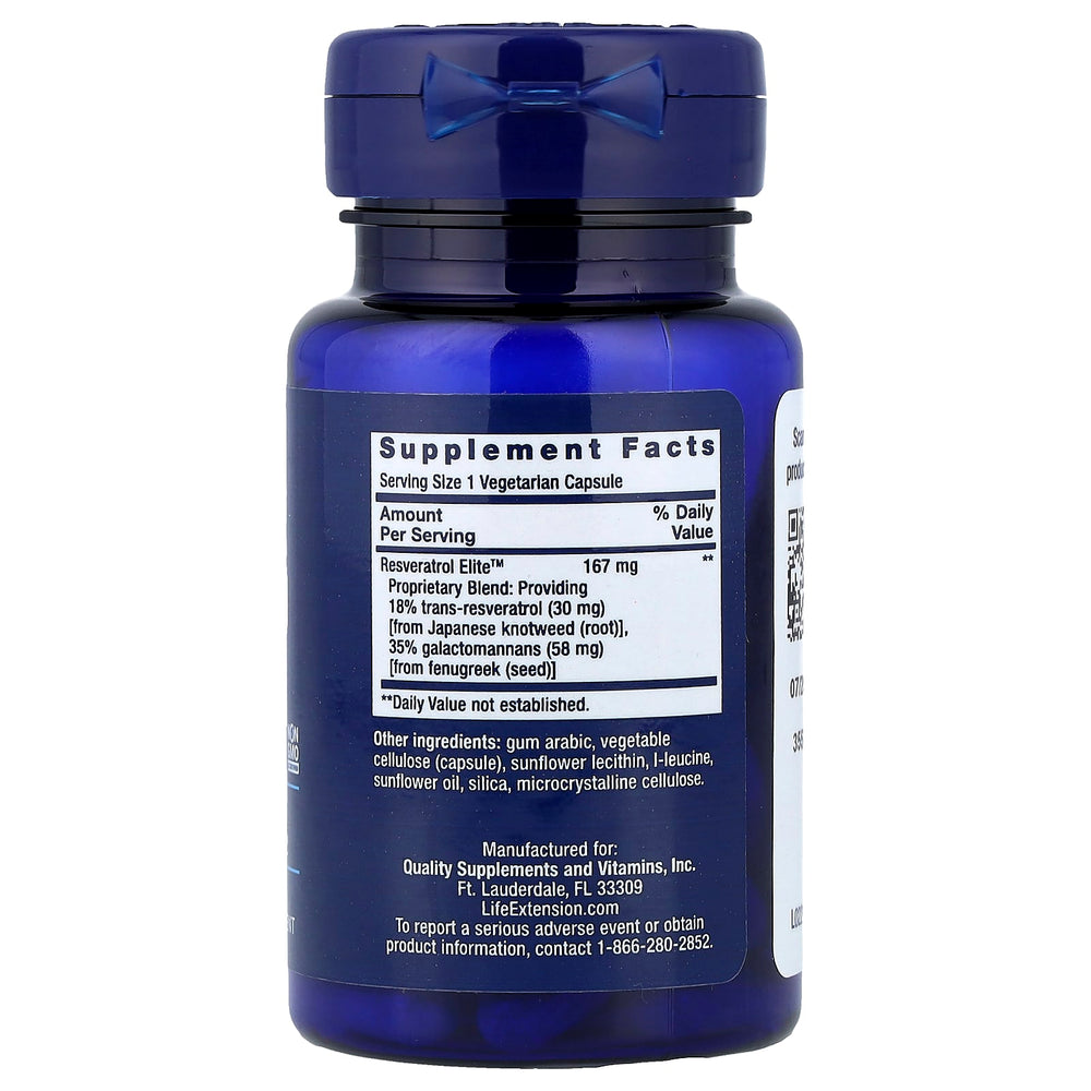 Optimized Resveratrol Elite öppen förpackning