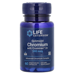 Life Extension - Optimoitu Kromi Crominex 3+:lla - 60 Vcaps