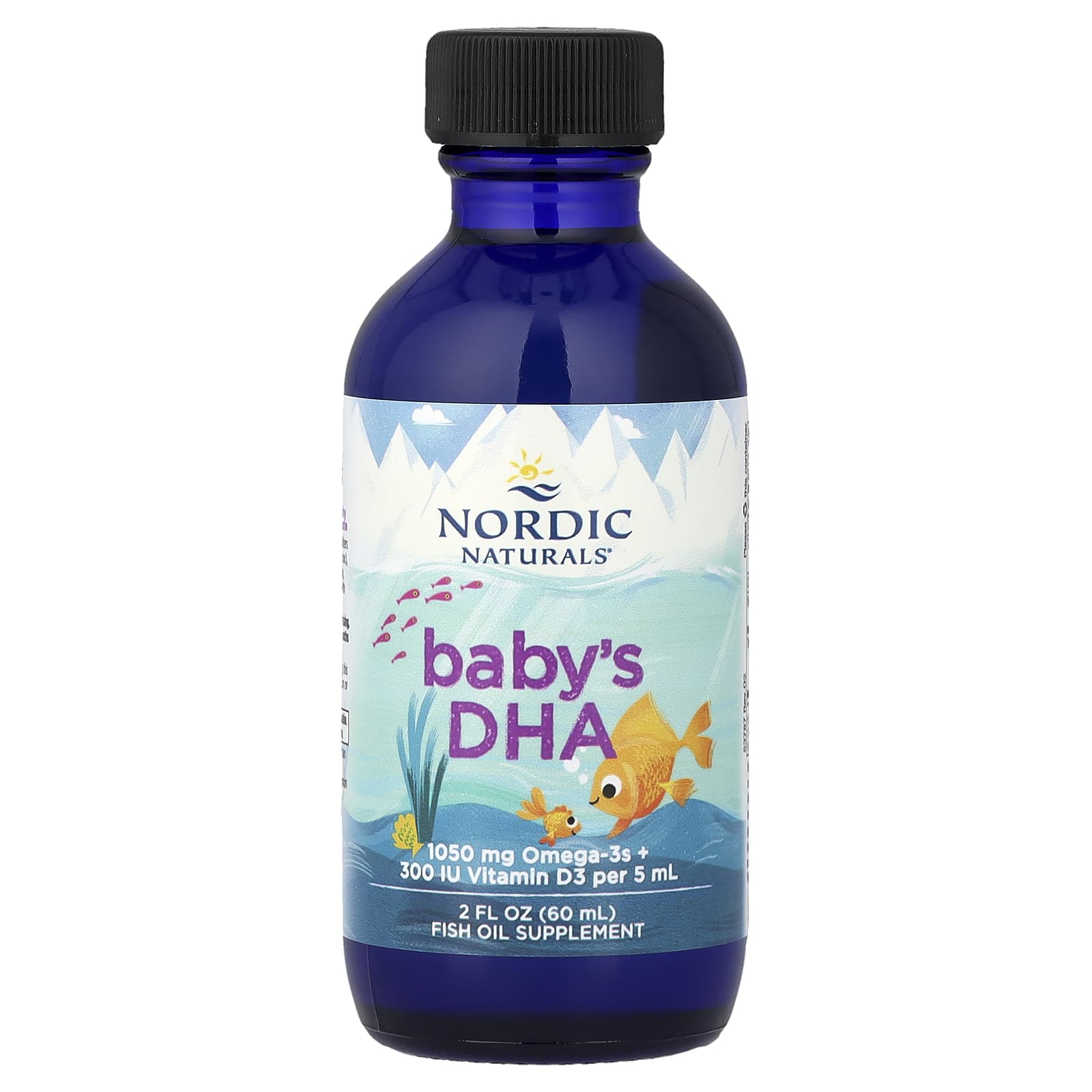 Baby's DHA produktflaska detalj